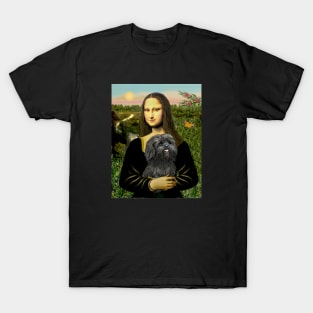 lMona Lisa with her Black Shih Tzu T-Shirt